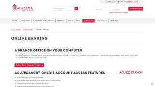 Online Banking - Alabama Credit Union