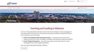 Praxis: Alabama - ETS.org