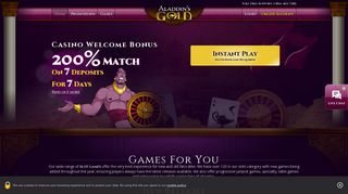 Online Slot & Casino Games | AladdinsGoldCasino