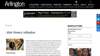 Alair Homes Arlington - Arlington Magazine