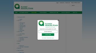 Alameda Municipal Power - Log In to Your Account