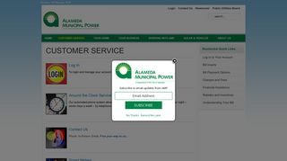 Alameda Municipal Power - Customer Service