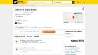 Alamosa State Bank 2225 Main St, Alamosa, CO 81101 - YP.com