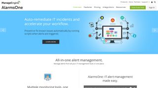 ManageEngine AlarmsOne | Alert management made simple for ...