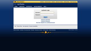 myAlaska Account - myAlaska - Login - State of Alaska