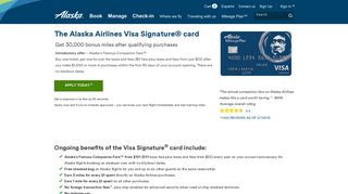 Apply now for the Alaska Airlines Visa Signature® Credit Card