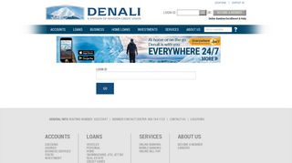 Member login - Denali Federal Credit Union
