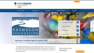 Providence Alaska Home | Providence Health & Services Alaska