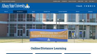 Distance Learning - Albany State University