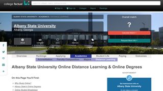 Albany State University Online Degree & Distance Learning Options