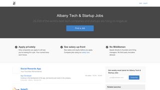Albany Tech & Startup Jobs - AngelList