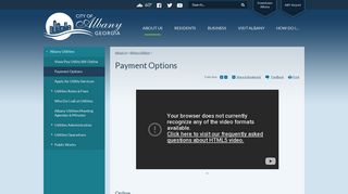 Payment Options | City of Albany