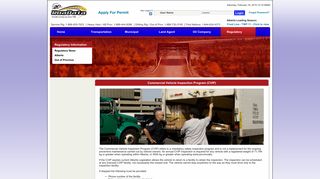Roadata Services Ltd. - Commercial Vehicle Inspection Program (CVIP)