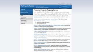 PPR Forms - The Property Registry