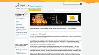 Alberta Netcare: Created in Alberta for Alberta Health Professionals ...