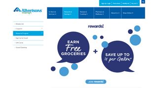 Rewards Program - Albertsons Market