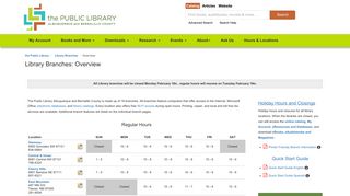 Library Branches - Albuquerque Public Library