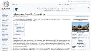Albuquerque Bernalillo County Library - Wikipedia