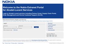 Sign In/Register to the Nokia Portal
