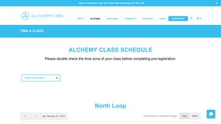 Sign Up For a Yoga Cross Training Class | Full Schedule - Alchemy 365