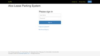 Alco Lease Parking System