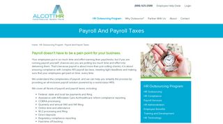 Payroll tax. Alcott HR