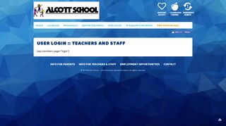User Login :: Teachers and Staff - Alcott School - Preschool and ...