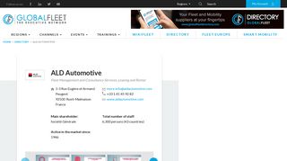 ALD Automotive | Global Fleet