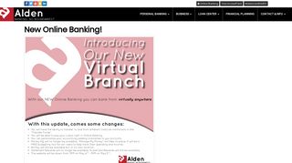New Online Banking! - Alden Credit Union