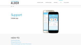 Alder Support | Mobile App