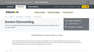Invoice Discounting, Invoice Finance - Aldermore Bank