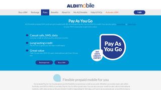 ALDImobile - Pay As You Go prepaid mobile plans