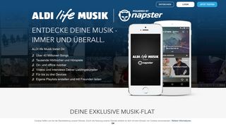 ALDI life - Musikservice-Abonnement - unbegrenzt zuhören: Millionen ...