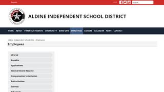 Employees - Aldine Independent School (EN) - Aldine ISD