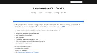 Training – Aberdeenshire EAL Service - Glow Blogs