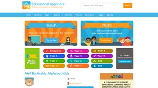 Alef Ba Arabic Alphabet Kids Review | Educational App Store
