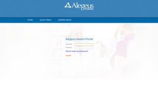 Please login - Alegeus