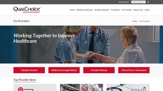 QualChoice Health Insurance | For Providers