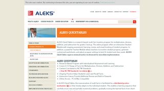 K-12 - QuickTables - Aleks