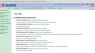 ALEKS Quick Start Guide - ALEKS Teacher Resources