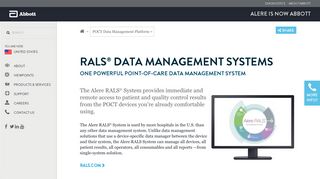 RALS Data Management Systems - Alere is now Abbott