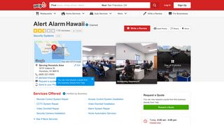 Alert Alarm Hawaii - 118 Reviews - Security Systems - 3210 Ualena St ...