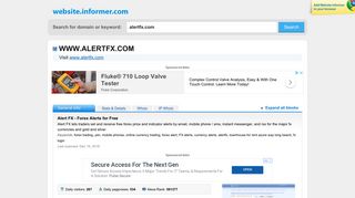 alertfx.com at WI. Alert FX - Forex Alerts for Free - Website Informer