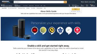 Amazon.ca: : Alexa Skills