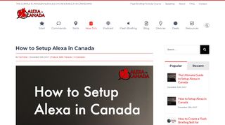 How to Setup Alexa in Canada | Alexa in Canada