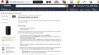 Amazon.com Help: Connect Echo to Wi-Fi
