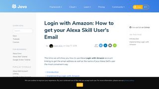 [Tutorial] Login with Amazon: How to get your Alexa Skill User's Email ...