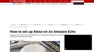 How to set up Alexa on Amazon Echo and Enable Skills - Tech Advisor