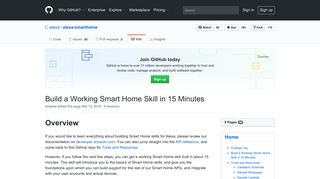 Build a Working Smart Home Skill in 15 Minutes · alexa/alexa ... - GitHub