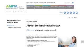 Patient Portal | AMITA Health - Alexian Brothers Health System